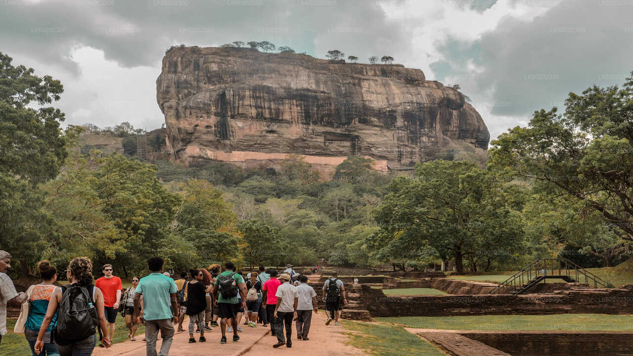 Sigiriya Rock and Countryside from Sigiriya City
