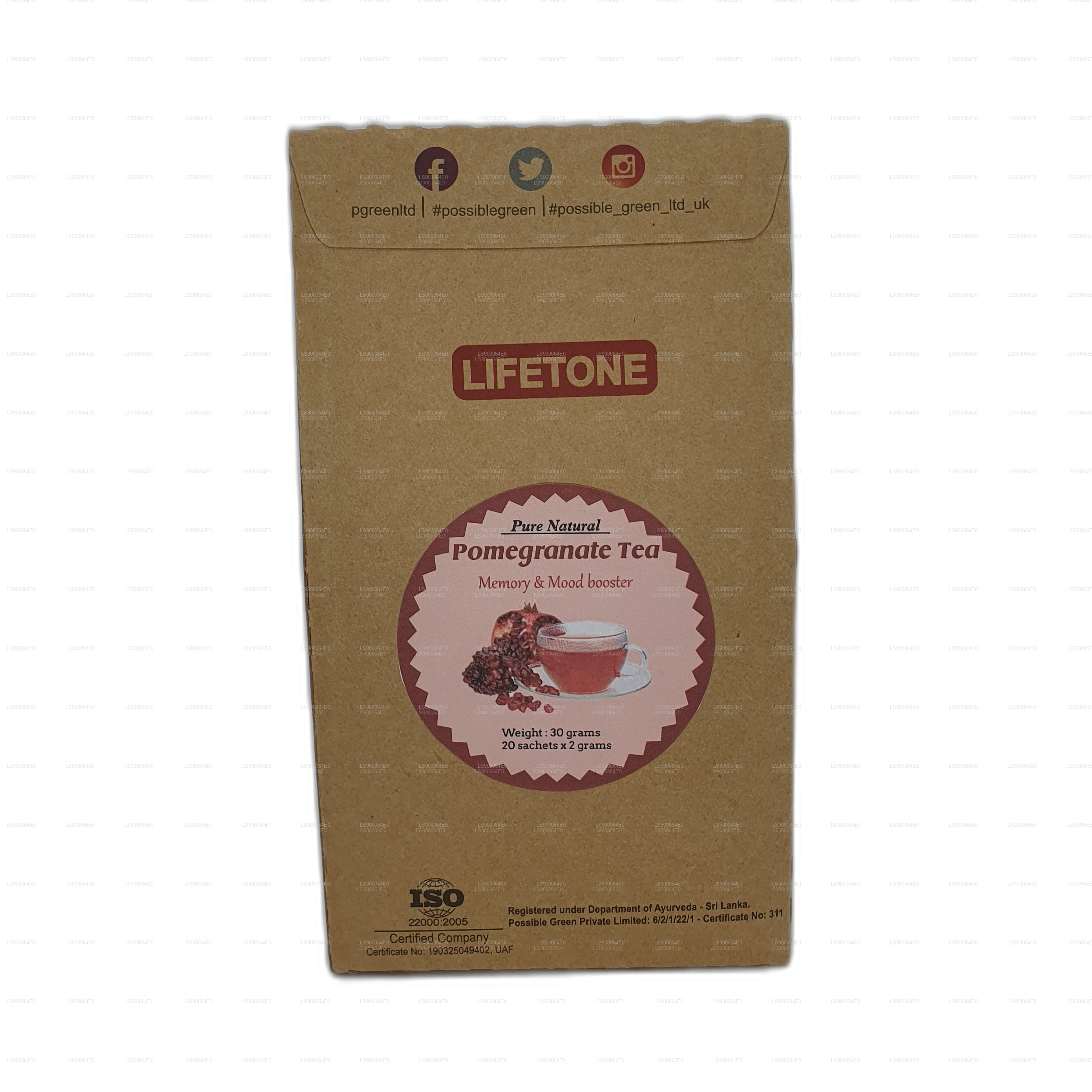 Lifetone Pomegranate Tea (30g)
