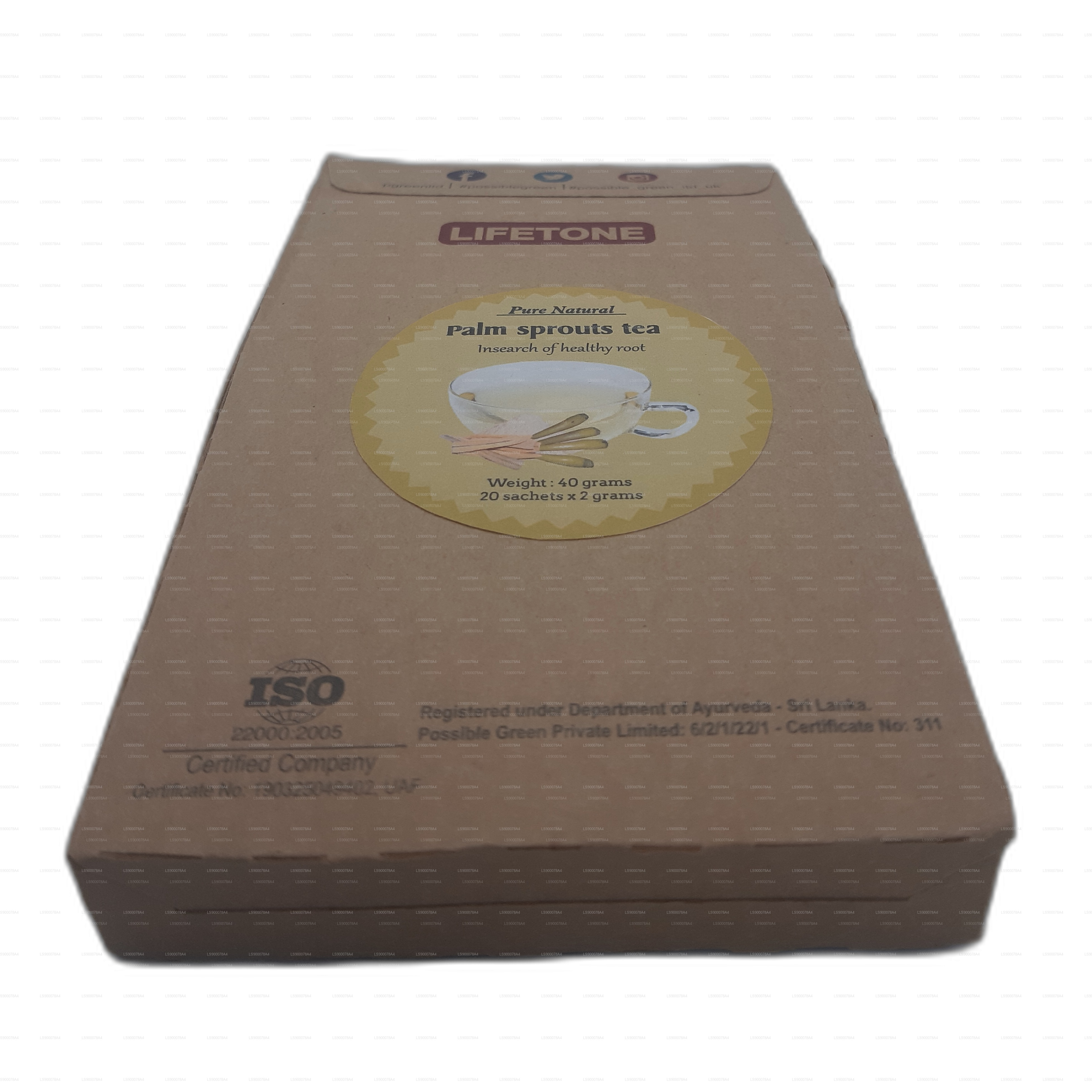 Lifetone Palm Sprouts Tea (40g) 20 Tea Bags