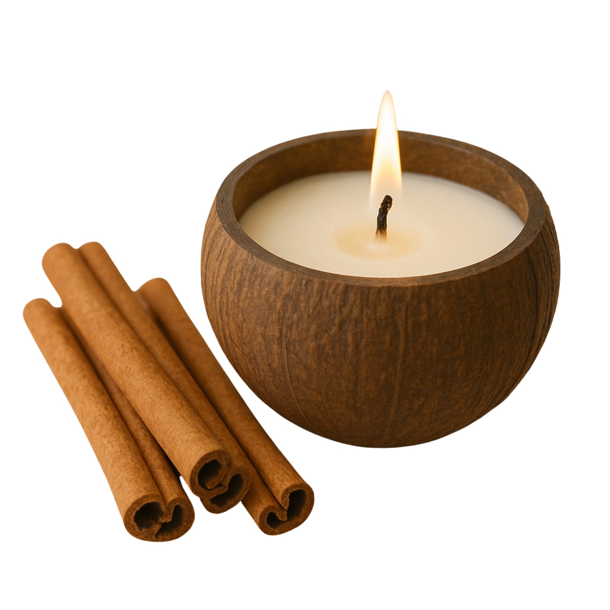 Lakpura® Coconut Shell Candle