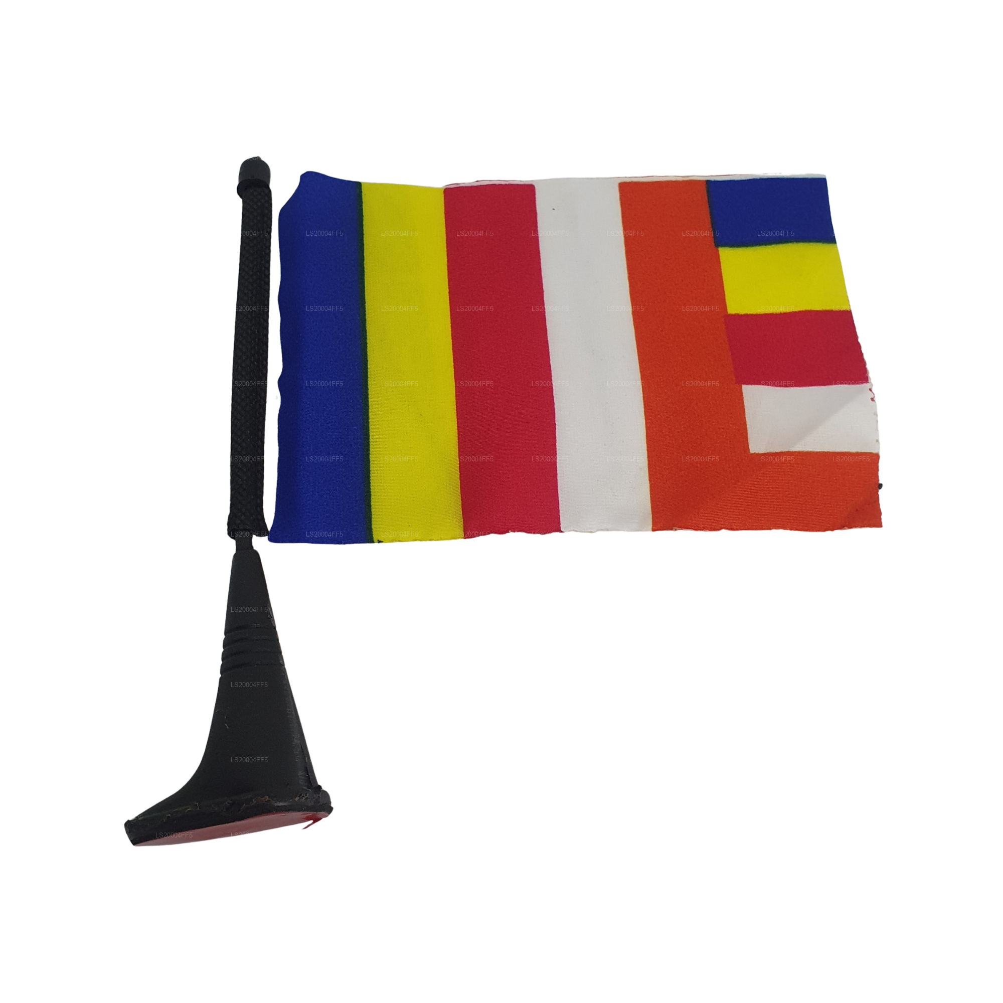Buddhist Flag With Magnetic Foot
