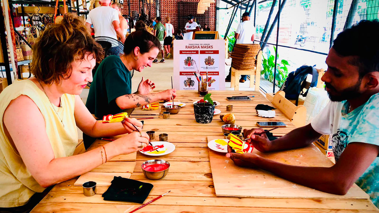 Maskmålning från Sigiriya