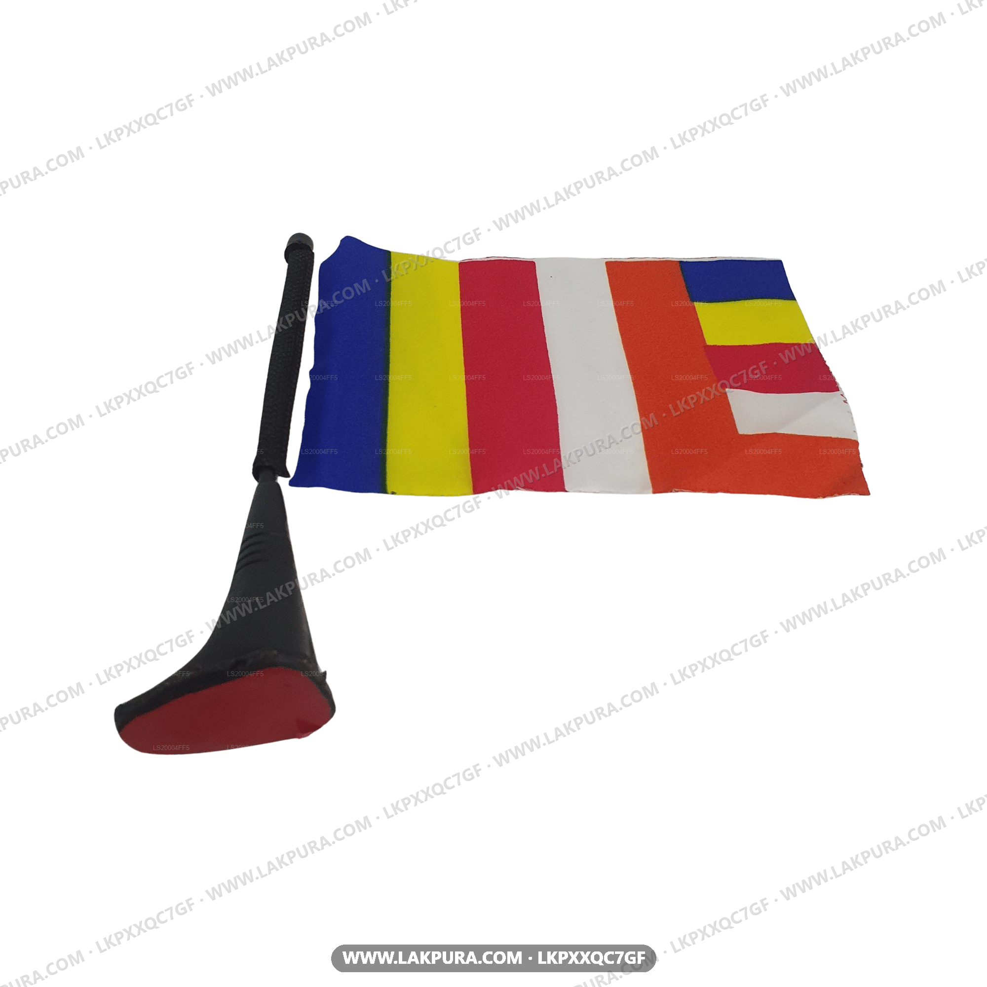 Buddhist Flag With Magnetic Foot