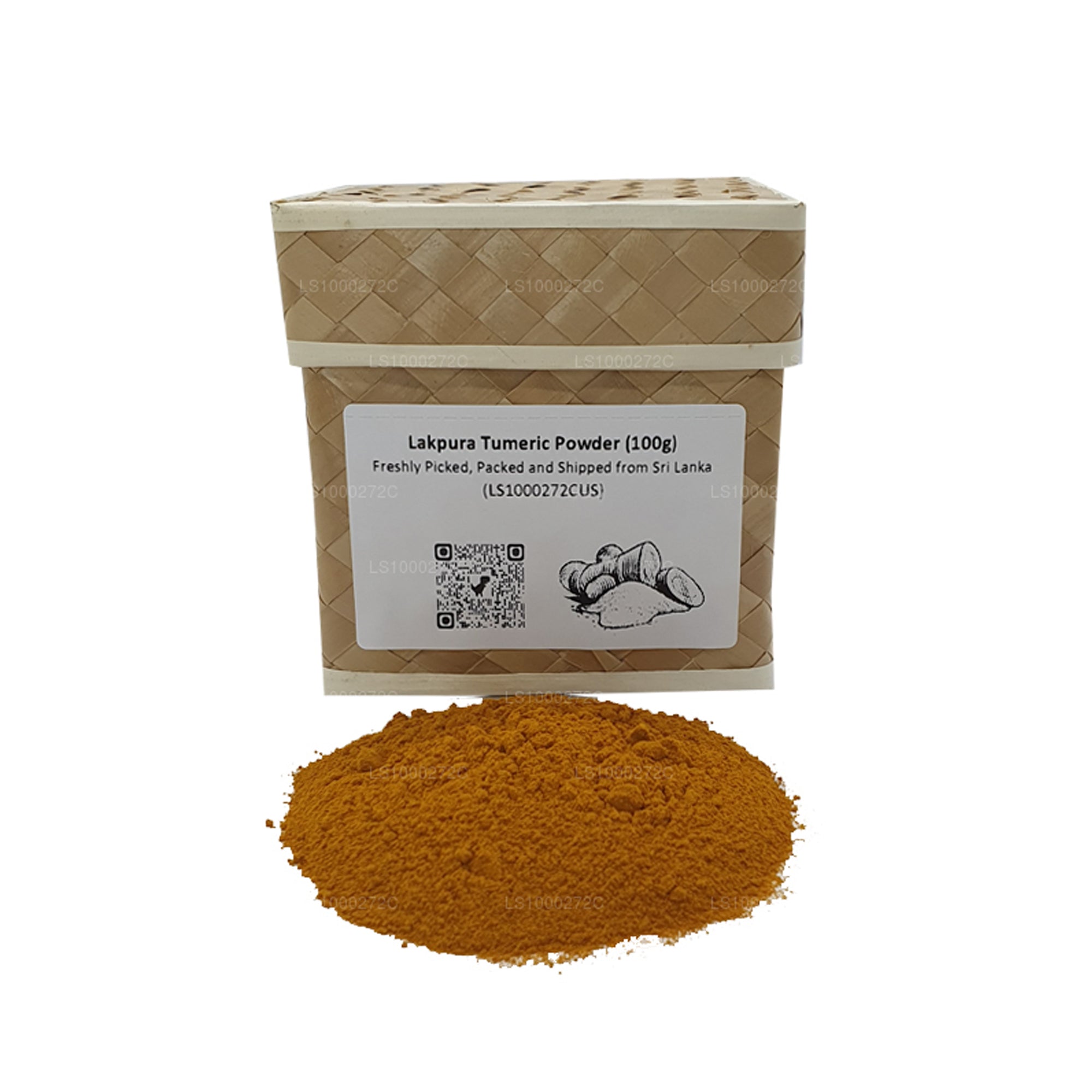 Lakpura Turmeric Powder (100g) Box
