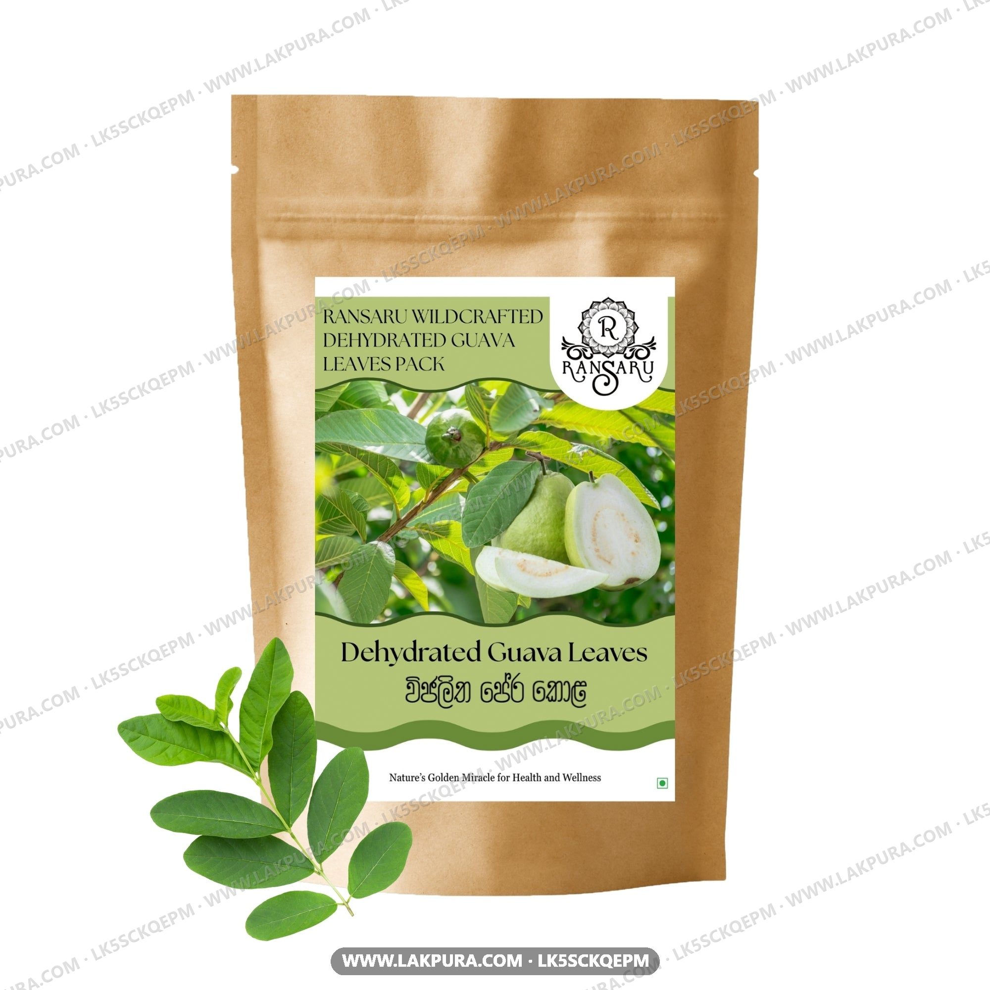 Ransaru Wildcrafted Dehydrated Guava Leaves Pack
