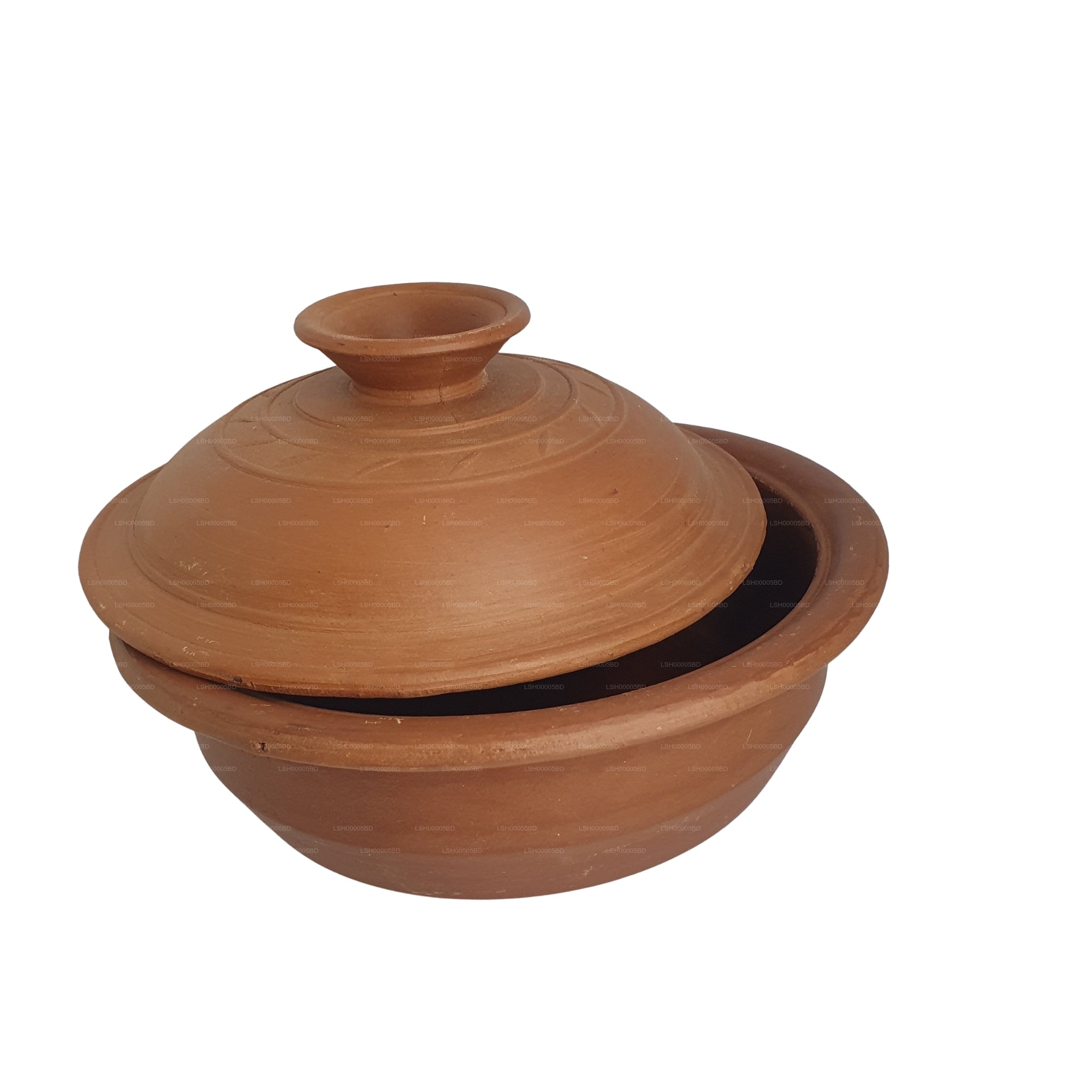 Clay Pot With Lid (20cm × 7cm)