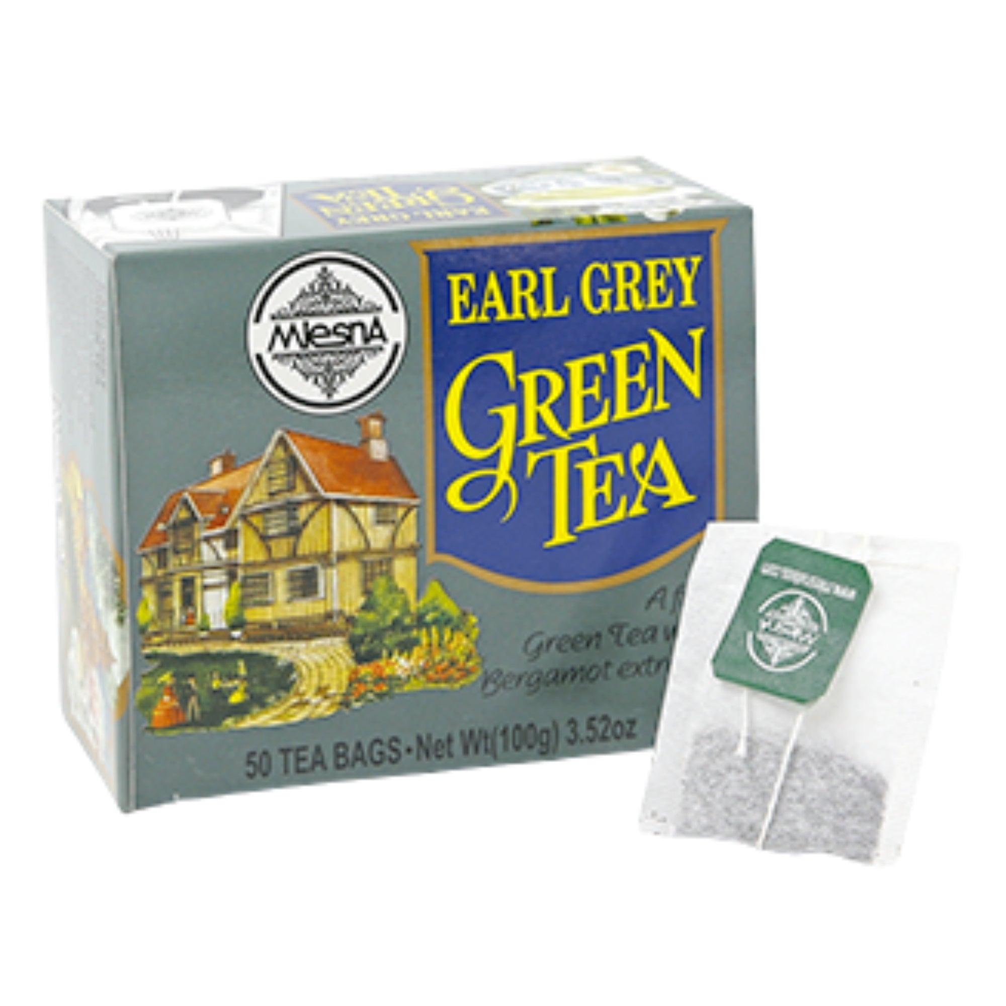 Mlesna Earl Grey Green Tea (100g) 50 Tea Bags