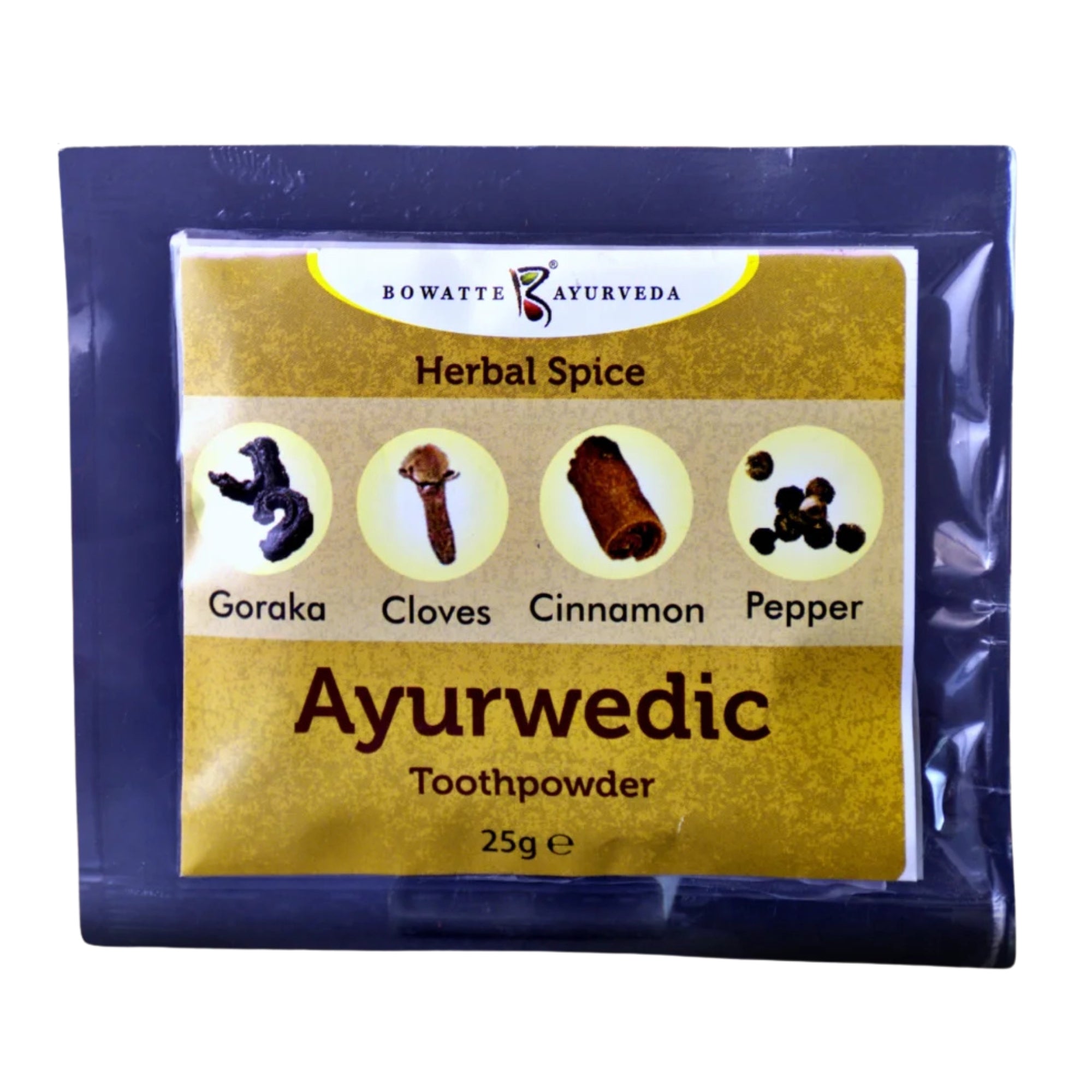 Bowatte Ayurvedic Tooth Powder (25g)