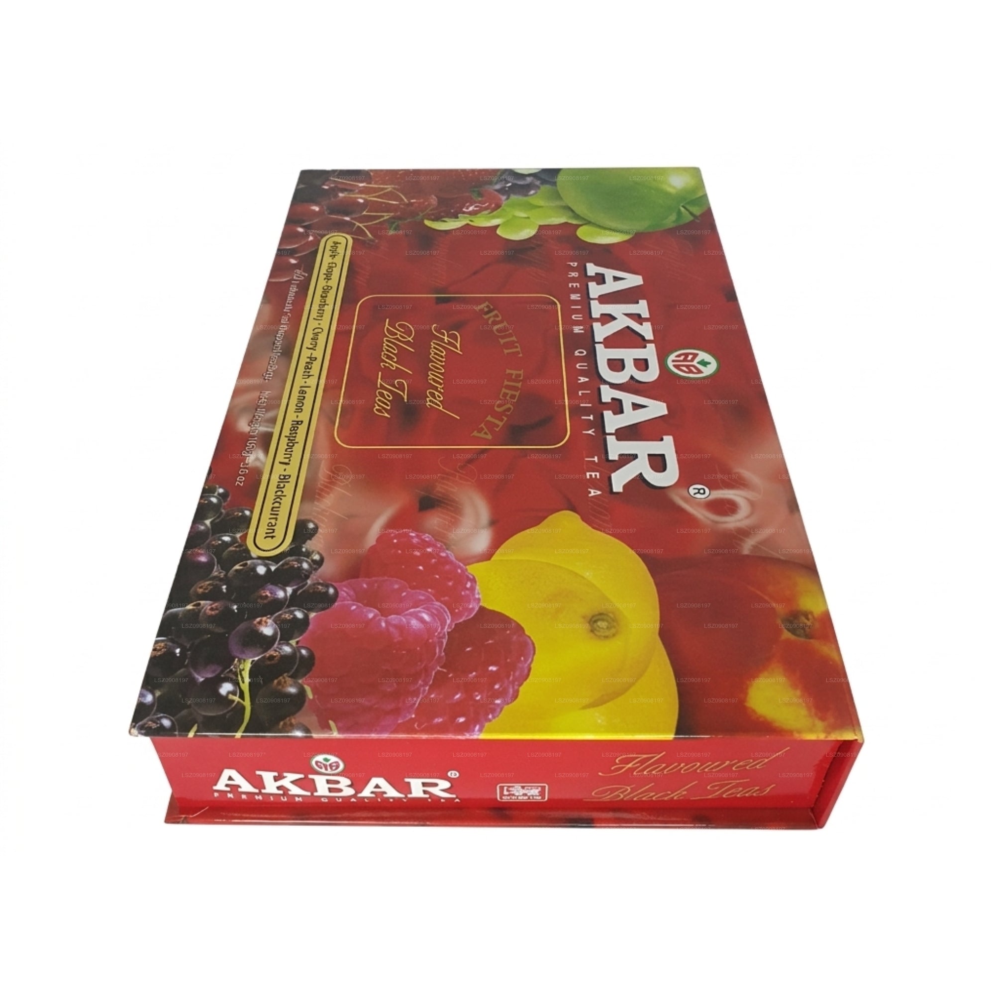 Akbar Fruit Fiesta Flavoured Black Tea Gift Box 80 Tea Bags (160g)