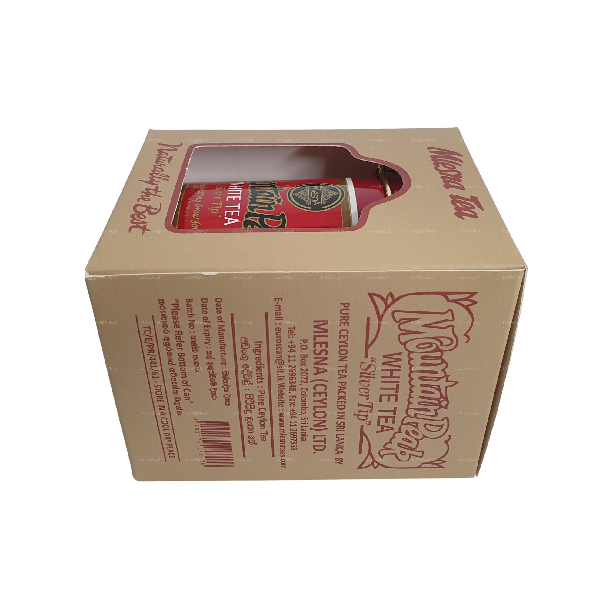 Mlesna Mountain Peak White "Silver Tip" Leaf Tea in Metal Caddy (50g)