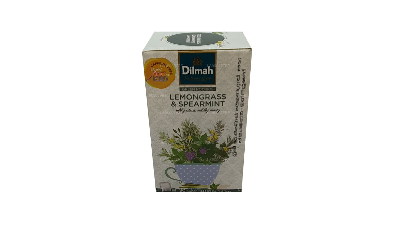 Dilmah Green Rooibos with Lemongrass and Spearmint (40g) 20 Tea Bags