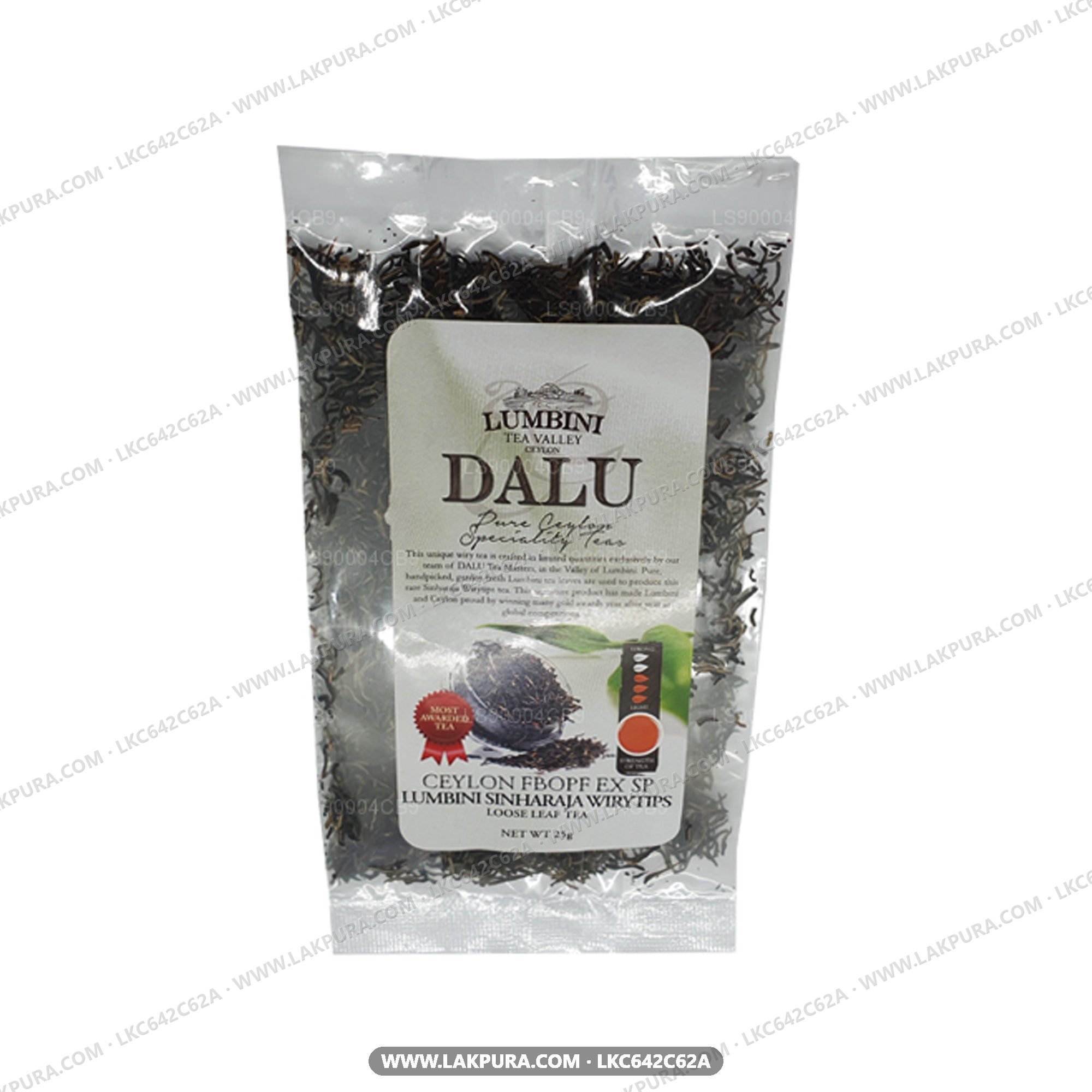 Lumbini Sinharaja Wiry Tips (FBOPF EX SP) Grade Black Tea (25g)