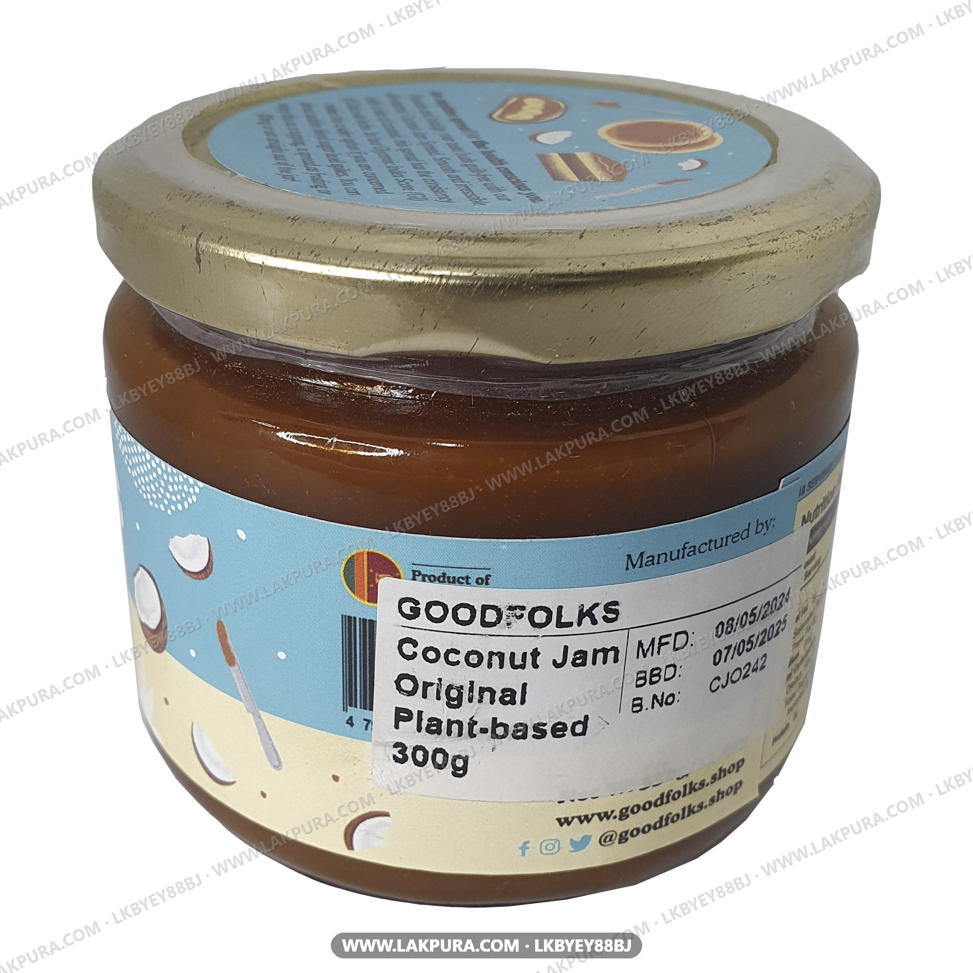 Goodfolks Natural Coconut Jam (300g)