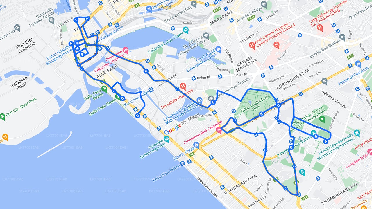 Night Cycling from Colombo City
