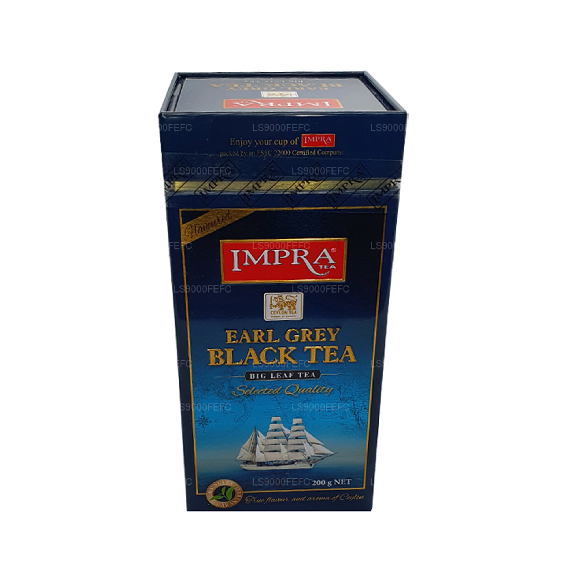 Impra Earl Grey Big Leaf (200g) Metal Caddy