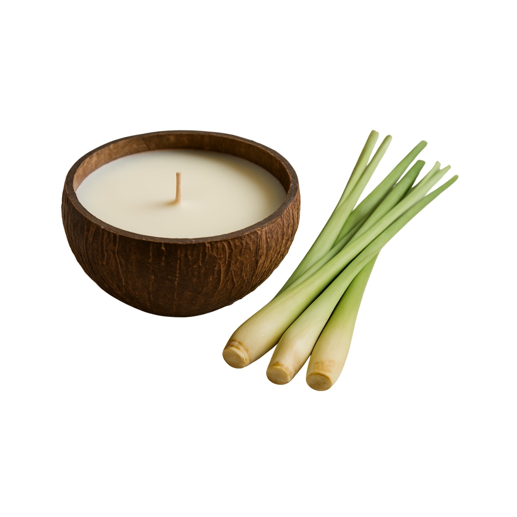 Lakpura® Coconut Shell Candle
