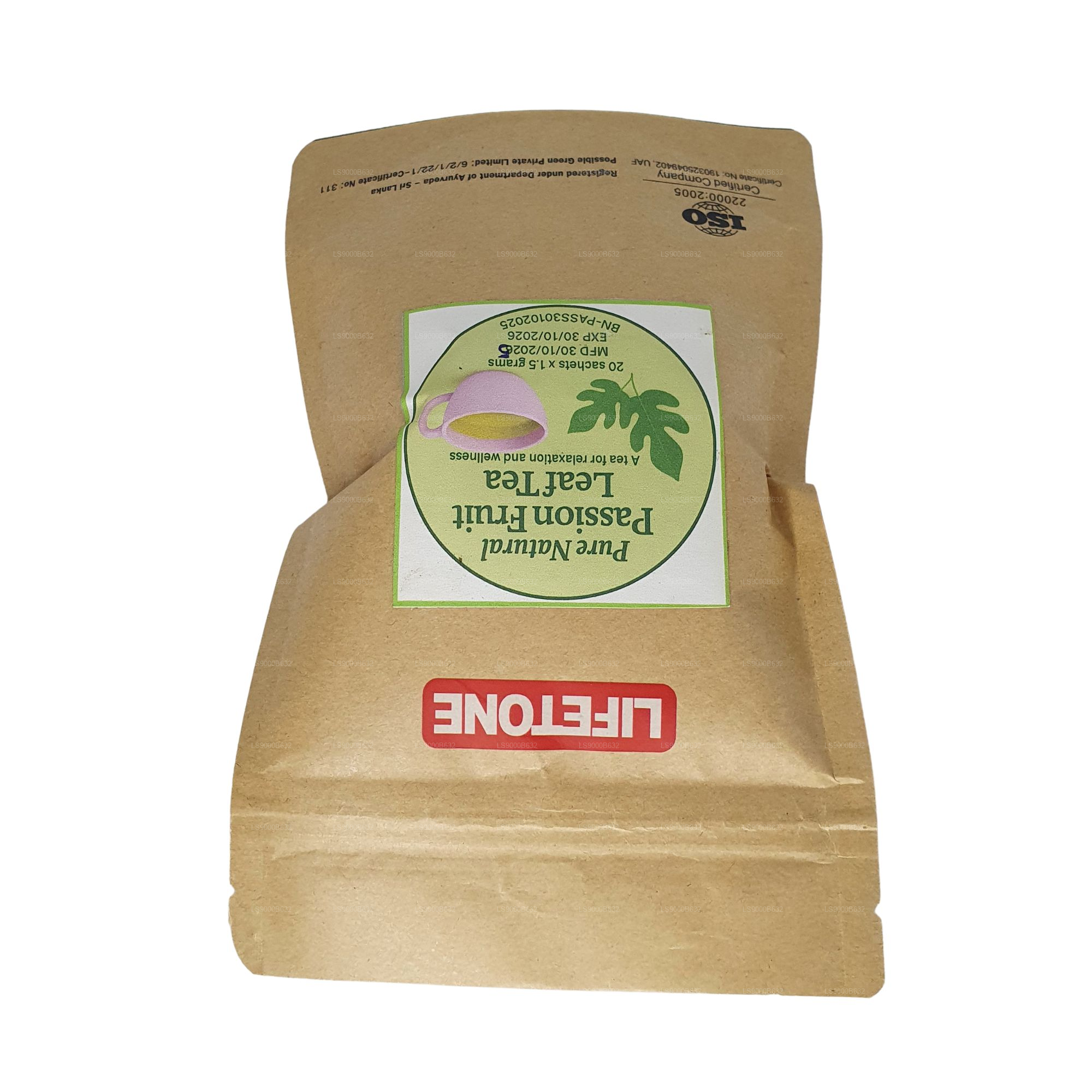 Lifetone Passion Fruit Leaf Tea (30g)