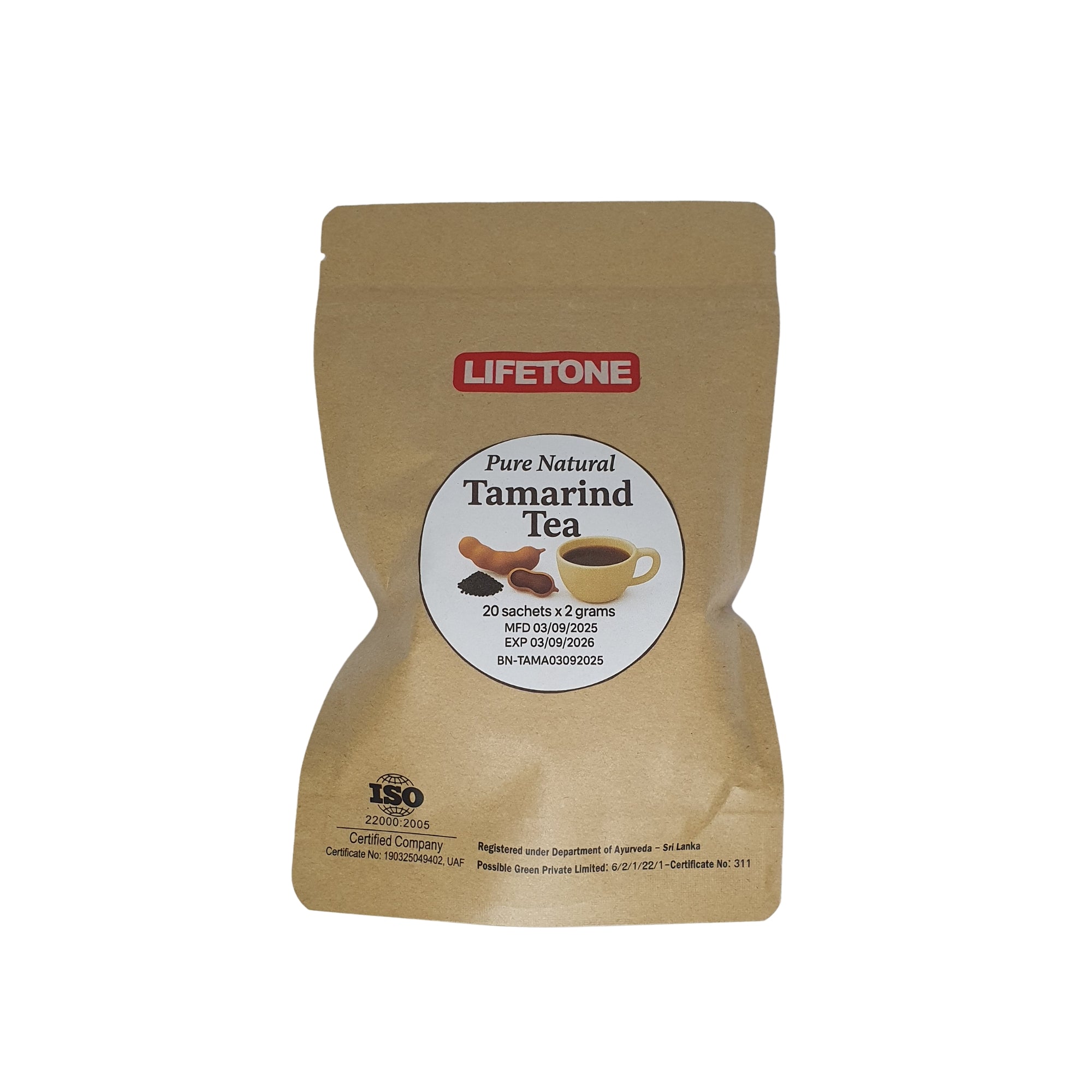 Lifetone Tamarind Tea (40g) 20 Tea Bags