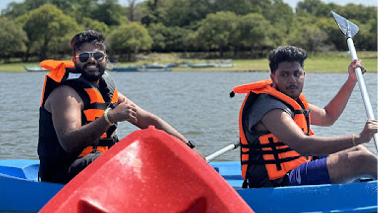 Blue Boat Kayaking from Kantale City