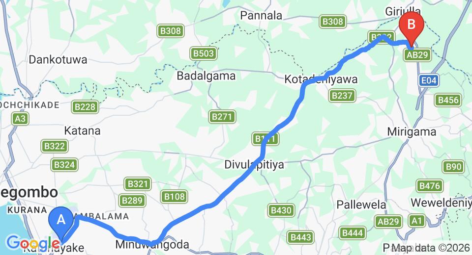Colombo (CMB) Airport to Loluwagoda City Private Transfer