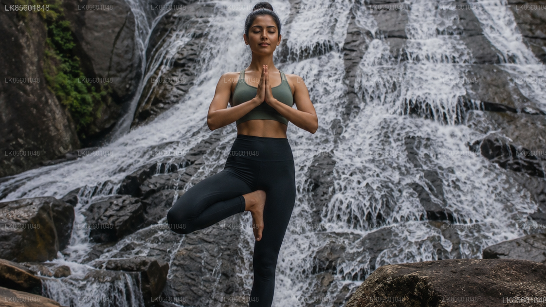 Waterfall Yoga Experience from Bandarawela City