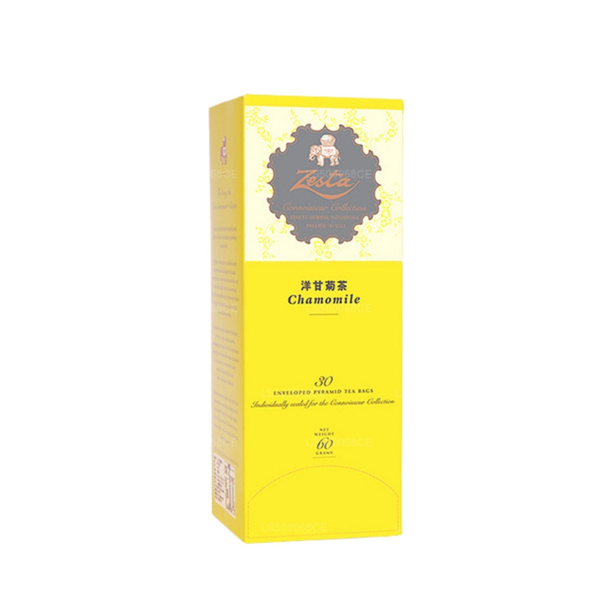 Zesta Pure Chamomile Black Tea (60g) 30 Pyramid Tea Bags