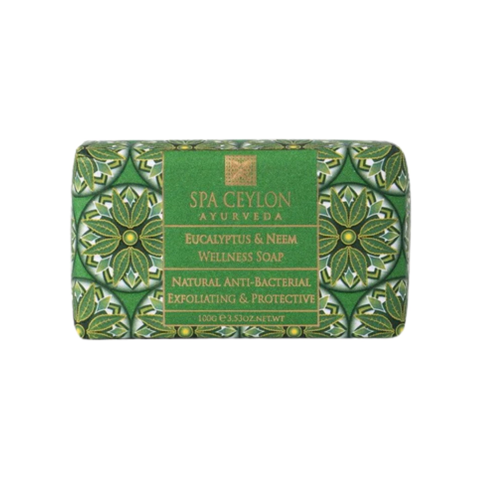 Spa Ceylon Eucalyptus & Neem - Anti-bacterial Exfoliating Wellness Soap (100g)