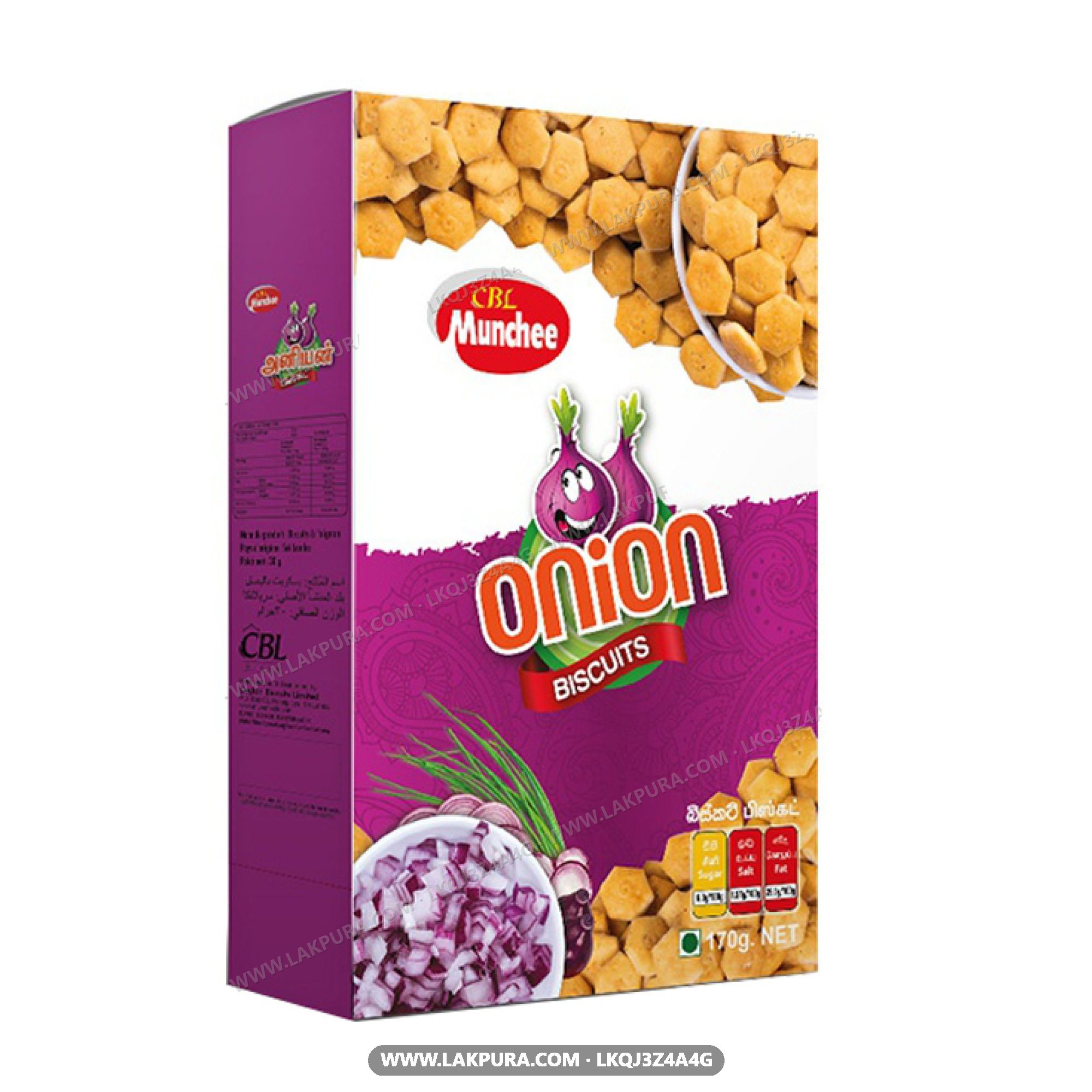 Munchee Onion Biscuits (170g)