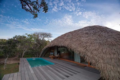 Uga Chena Huts - thatched-roof villa with private plunge pool and wooden deck